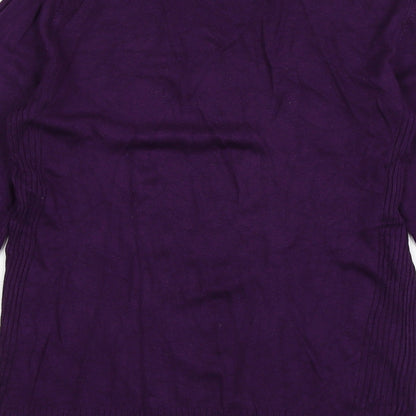 Womens UK Size XL Amisu Purple Pullover Jumper