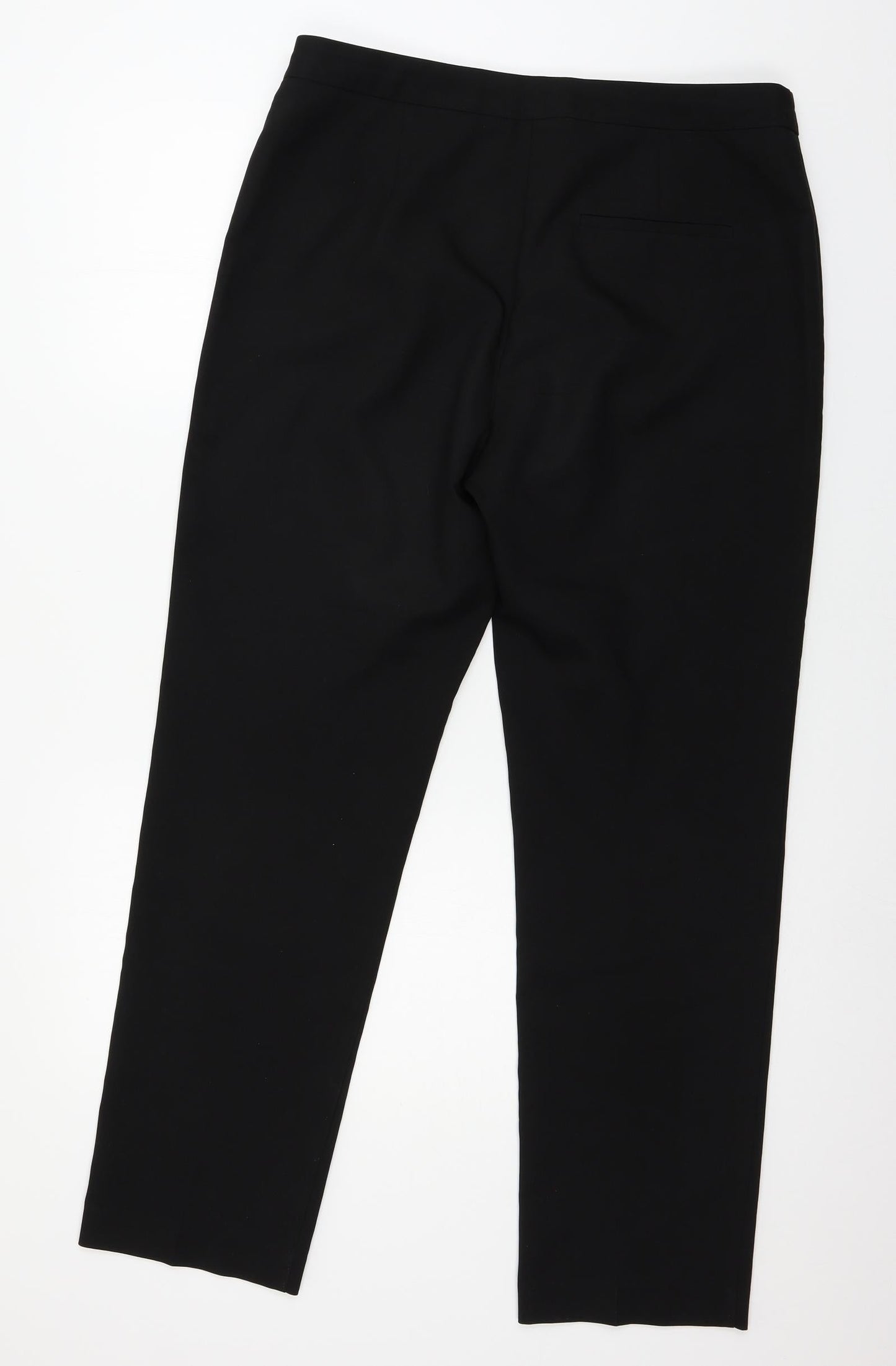 Womens UK Size 14 Papaya Regular Fit  Black Trousers