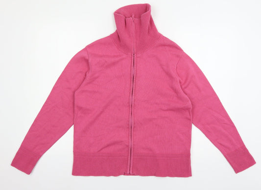 Womens UK Size L Collection Pink Cardigan Jumper