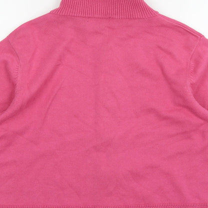 Womens UK Size L Collection Pink Cardigan Jumper