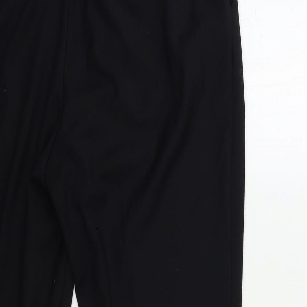 Womens UK Size 12 Linea Regular Fit  Black Trousers