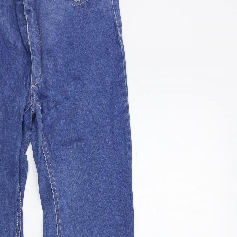peachy pink Womens Blue  Denim Skinny Jeans Size 10 L30 in