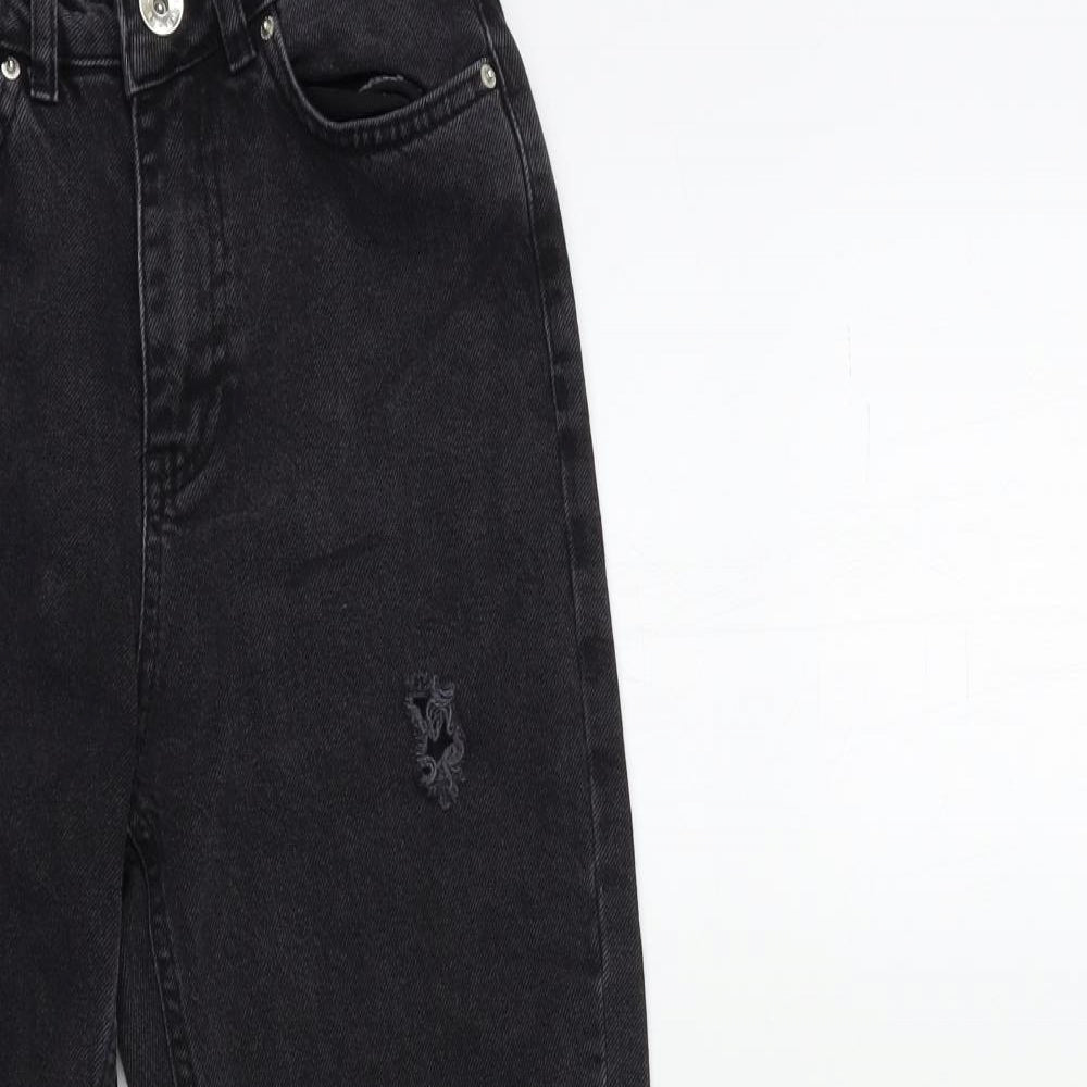 Couture Womens Grey  Denim Skinny Jeans Size 26 in L27 in
