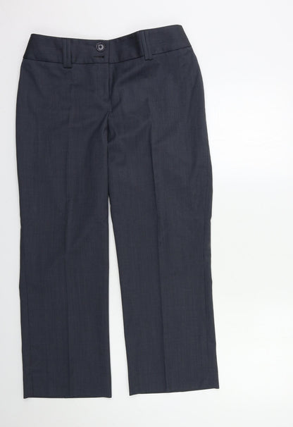 Womens UK Size 14 Preworn Regular Fit  Grey Trousers