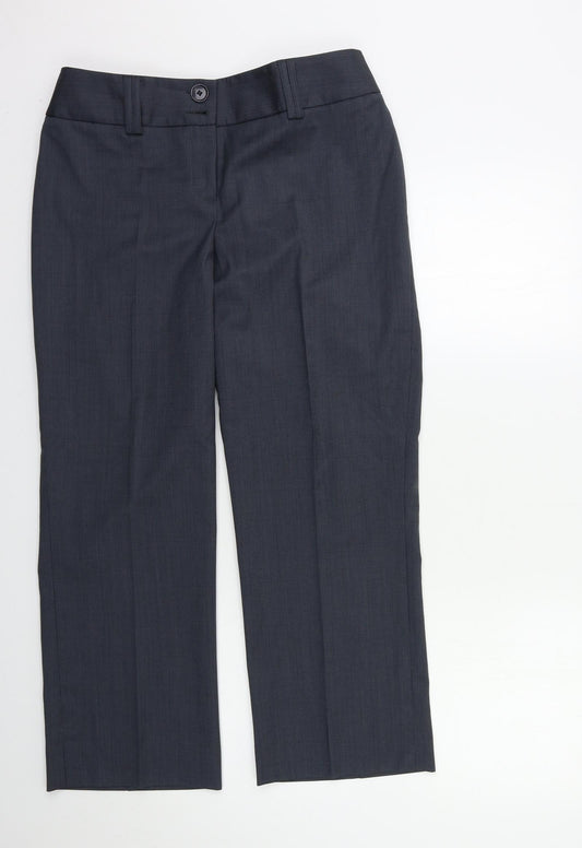 Womens UK Size 14 Preworn Regular Fit  Grey Trousers