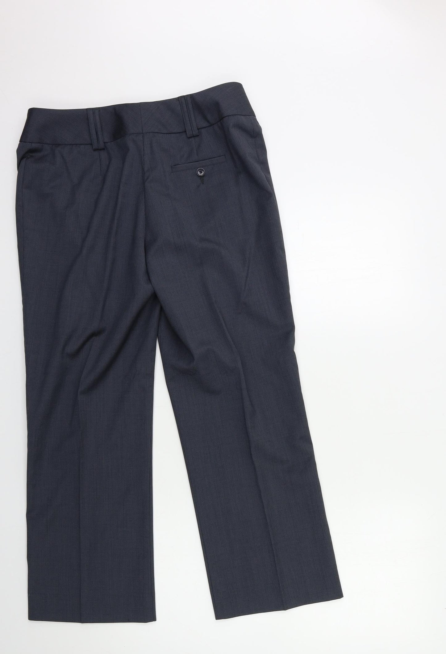 Womens UK Size 14 Preworn Regular Fit  Grey Trousers