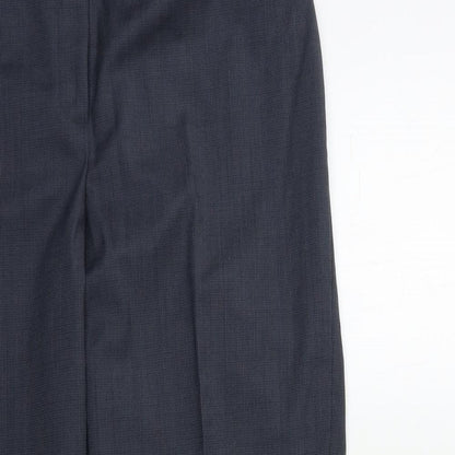 Womens UK Size 14 Preworn Regular Fit  Grey Trousers