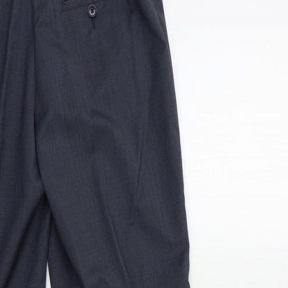 Womens UK Size 14 Preworn Regular Fit  Grey Trousers