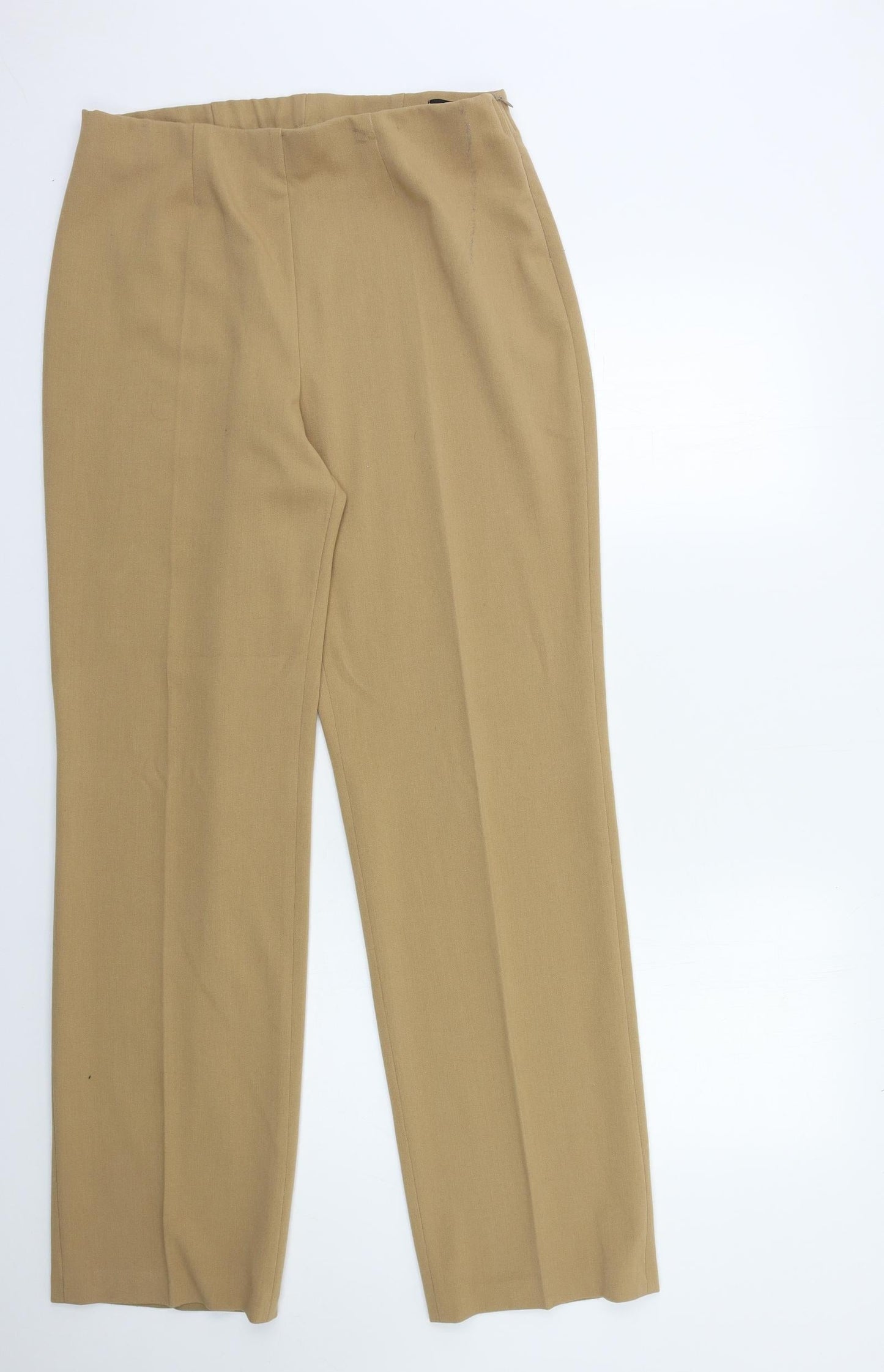 Womens UK Size 14 Peruggi Regular Fit  Brown Trousers
