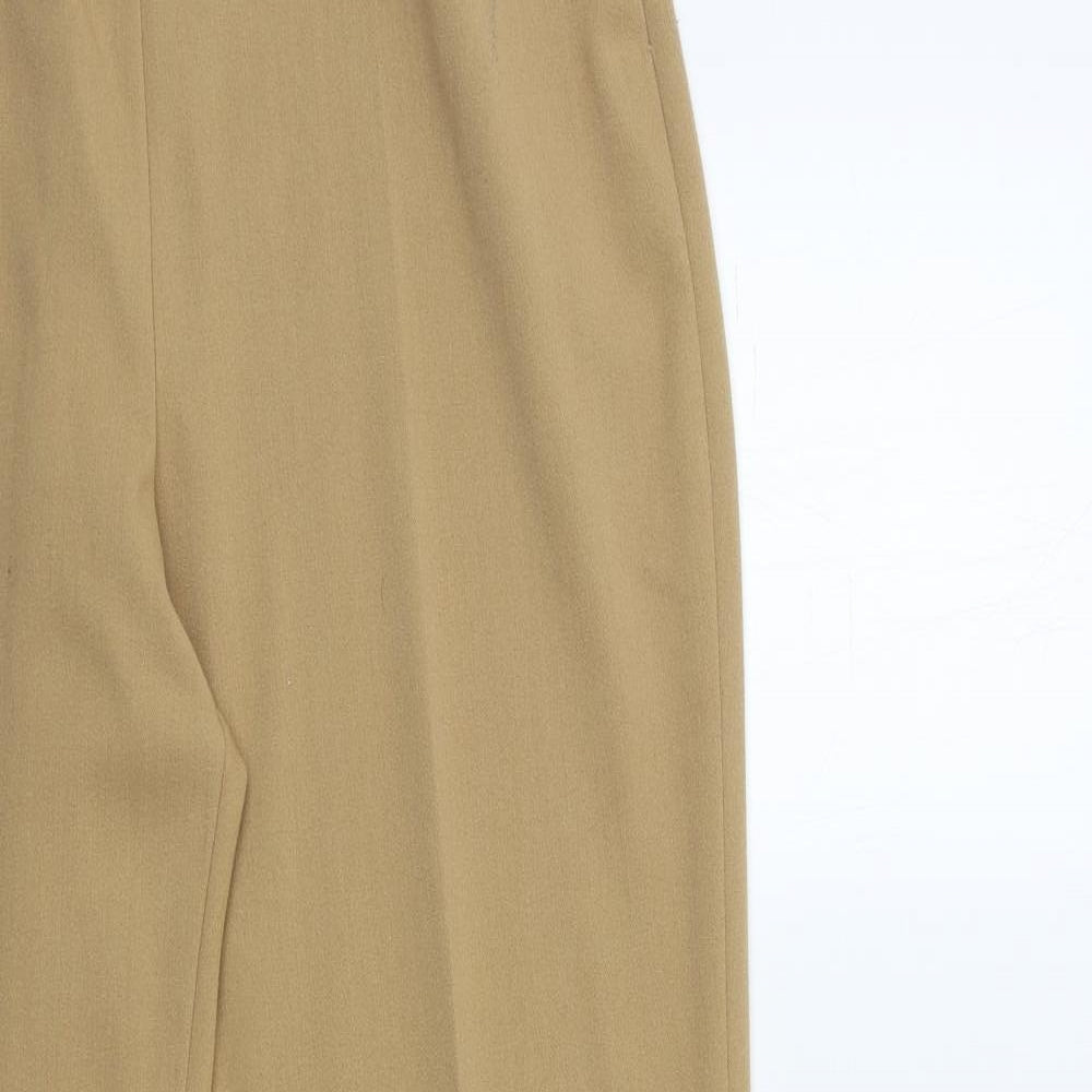 Womens UK Size 14 Peruggi Regular Fit  Brown Trousers