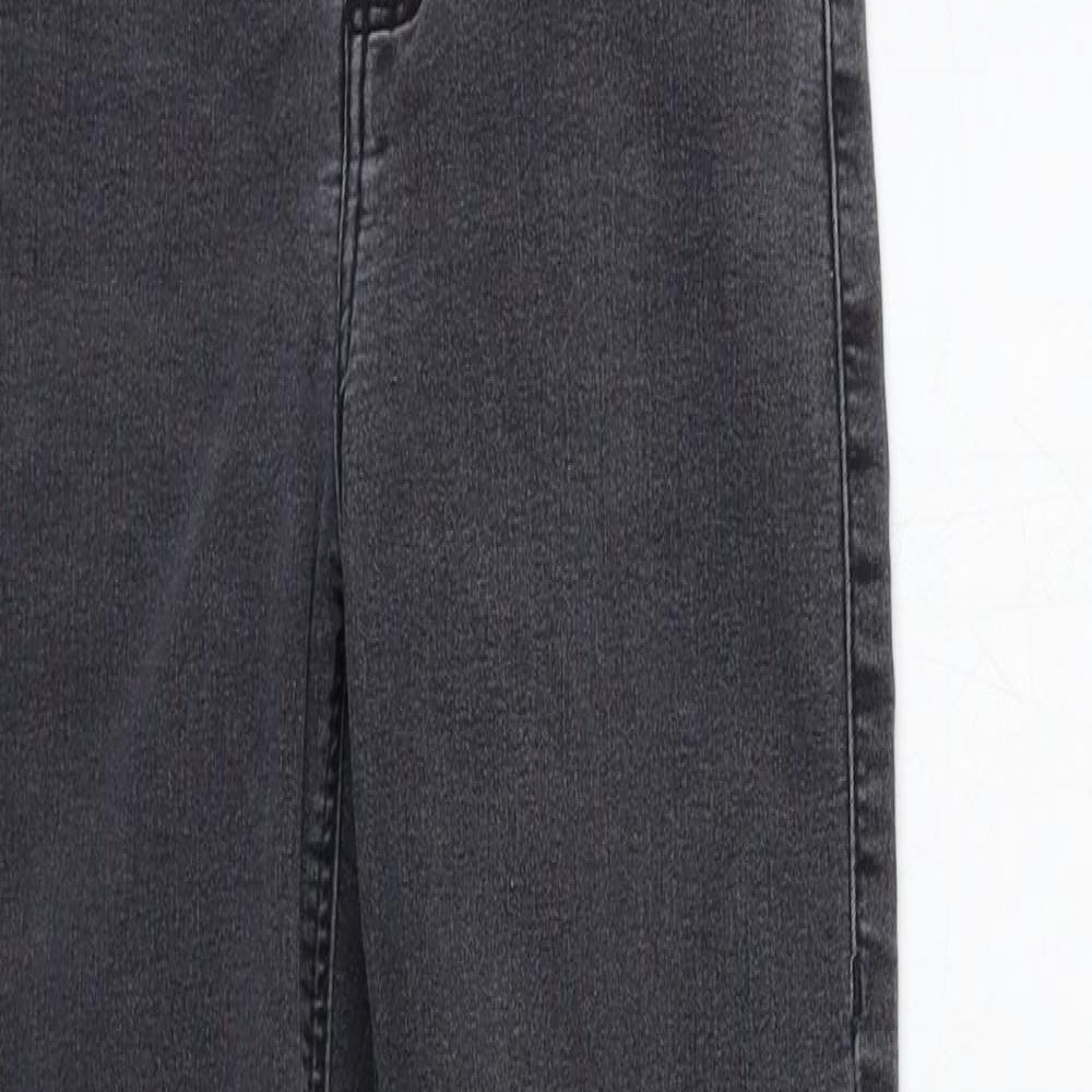 Topshop Womens Grey  Denim Skinny Jeans Size 26 in L30 in