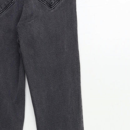 Topshop Womens Grey  Denim Skinny Jeans Size 26 in L30 in