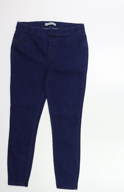 George Womens Blue  Denim Skinny Jeans Size 14 L28 in