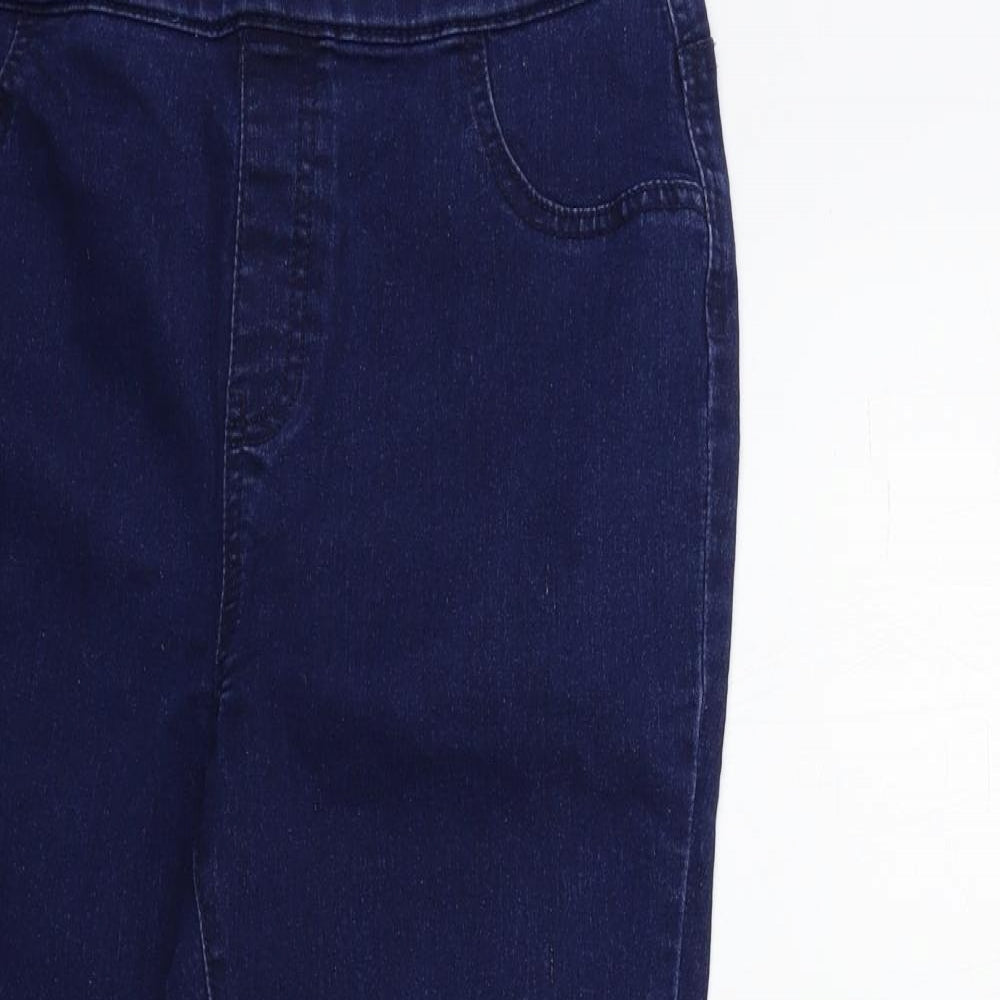 George Womens Blue  Denim Skinny Jeans Size 14 L28 in