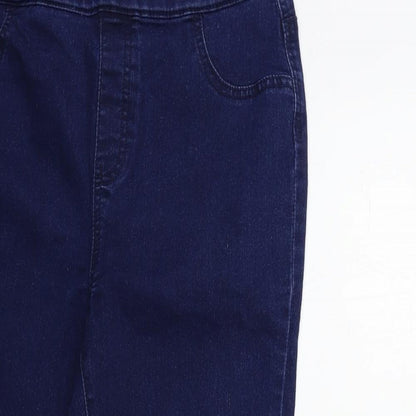 George Womens Blue  Denim Skinny Jeans Size 14 L28 in