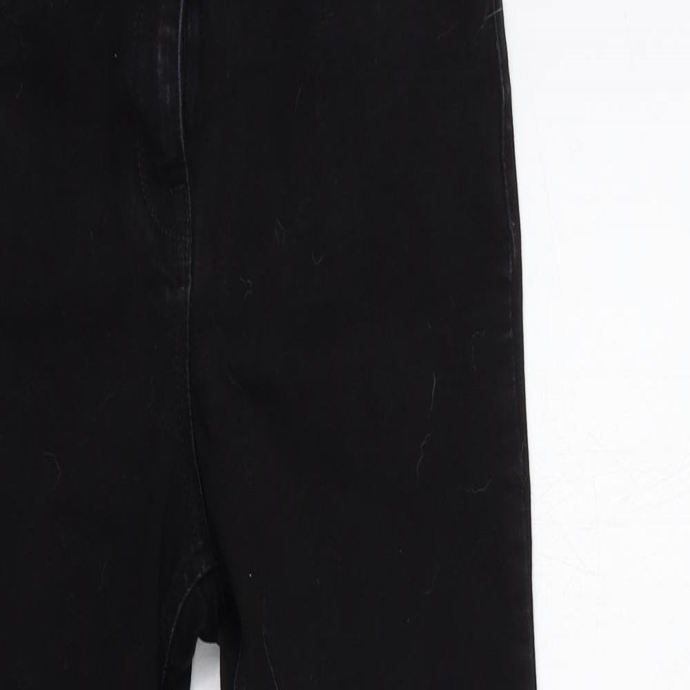 Matalan Womens Black  Denim Skinny Jeans Size 10 L27 in