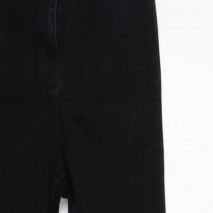 Matalan Womens Black  Denim Skinny Jeans Size 10 L27 in