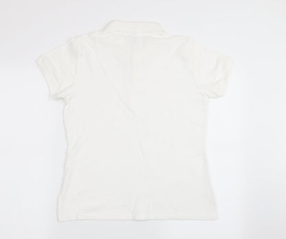 Fruit of the Loom Boys White   Basic Polo Size M