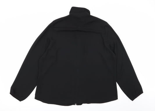 limited editition Womens Black   Full Zip Jumper Size 18