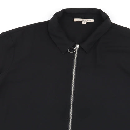 limited editition Womens Black   Full Zip Jumper Size 18