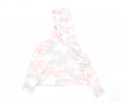 Asda George Girls Multicoloured Camouflage  Pullover Jumper Size 7-8 Years