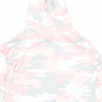 Asda George Girls Multicoloured Camouflage  Pullover Jumper Size 7-8 Years