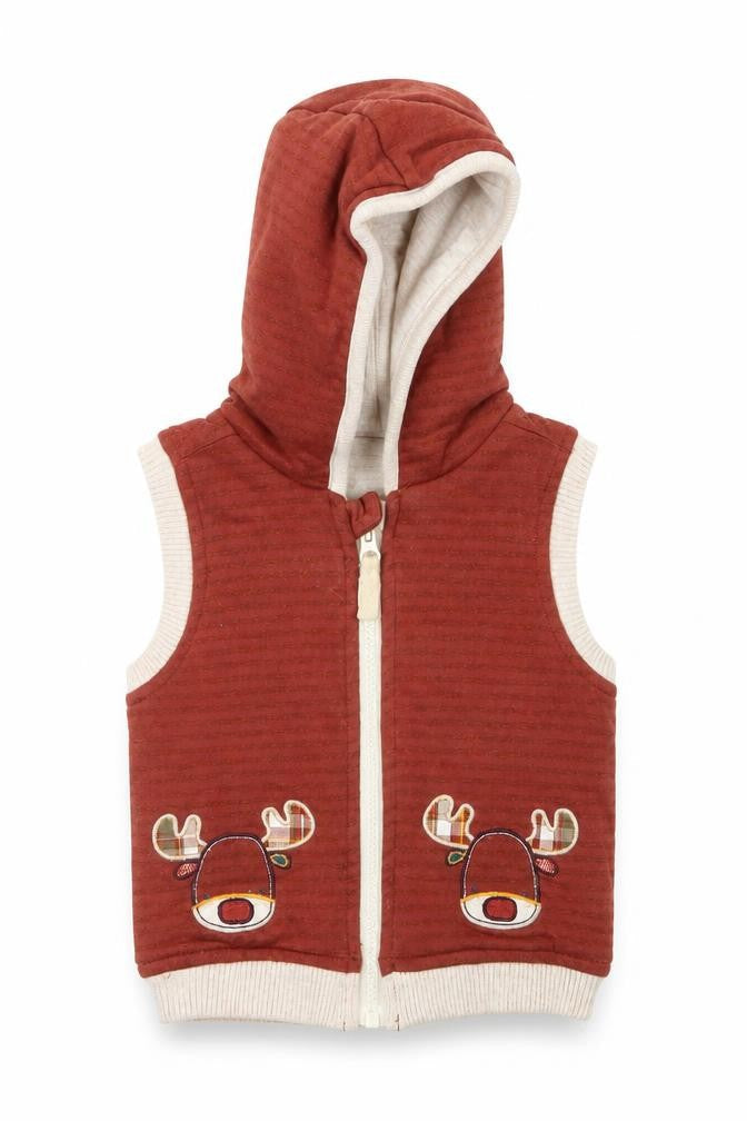 TU Boys Brown   Full Zip Jumper Size 9-12 Months