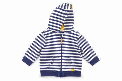 John Lewis Boys Multicoloured Striped  Full Zip Jumper Size 0-3 Months