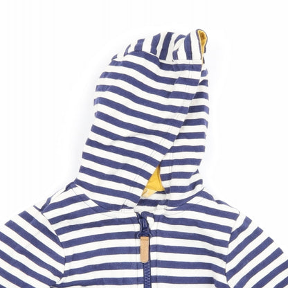 John Lewis Boys Multicoloured Striped  Full Zip Jumper Size 0-3 Months