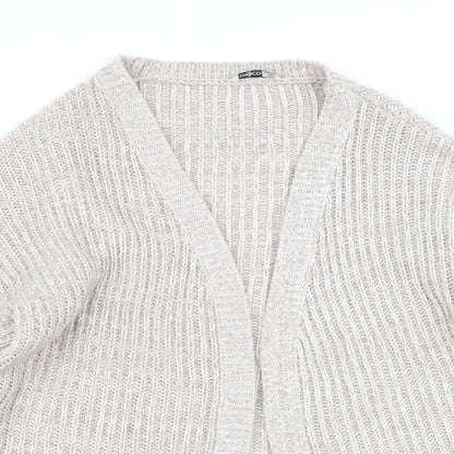 Womens UK Size 12 Pep and co Beige Cardigan Jumper