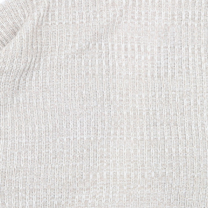 Womens UK Size 12 Pep and co Beige Cardigan Jumper