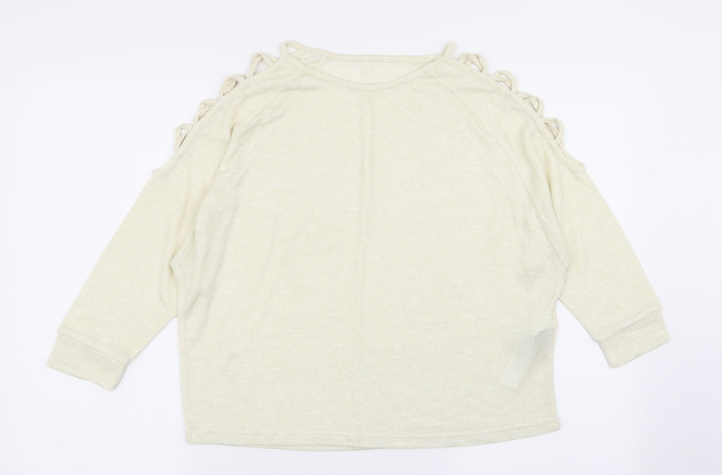 Avon Womens Ivory   Basic T-Shirt Size 10