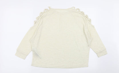 Avon Womens Ivory   Basic T-Shirt Size 10