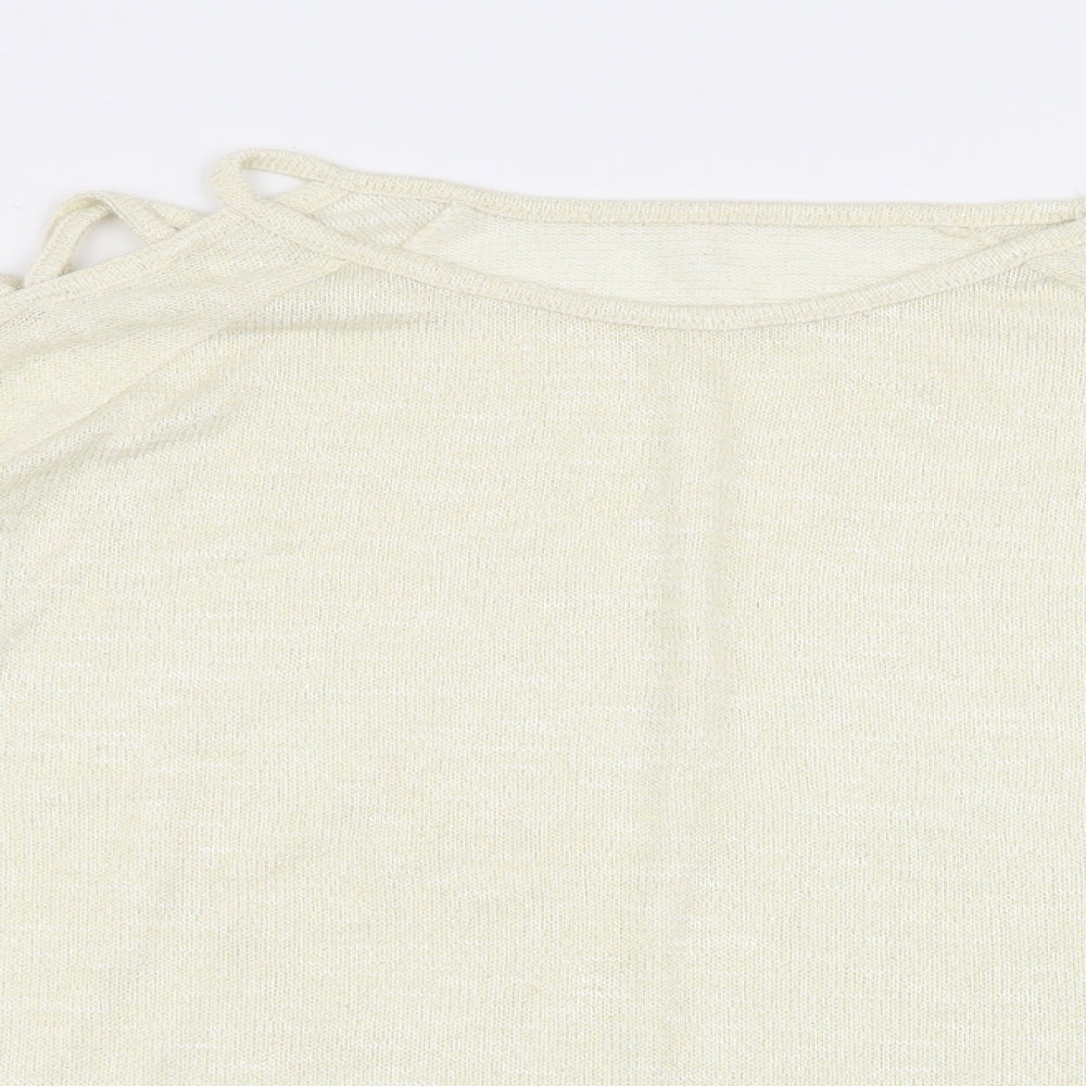Avon Womens Ivory   Basic T-Shirt Size 10