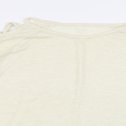 Avon Womens Ivory   Basic T-Shirt Size 10