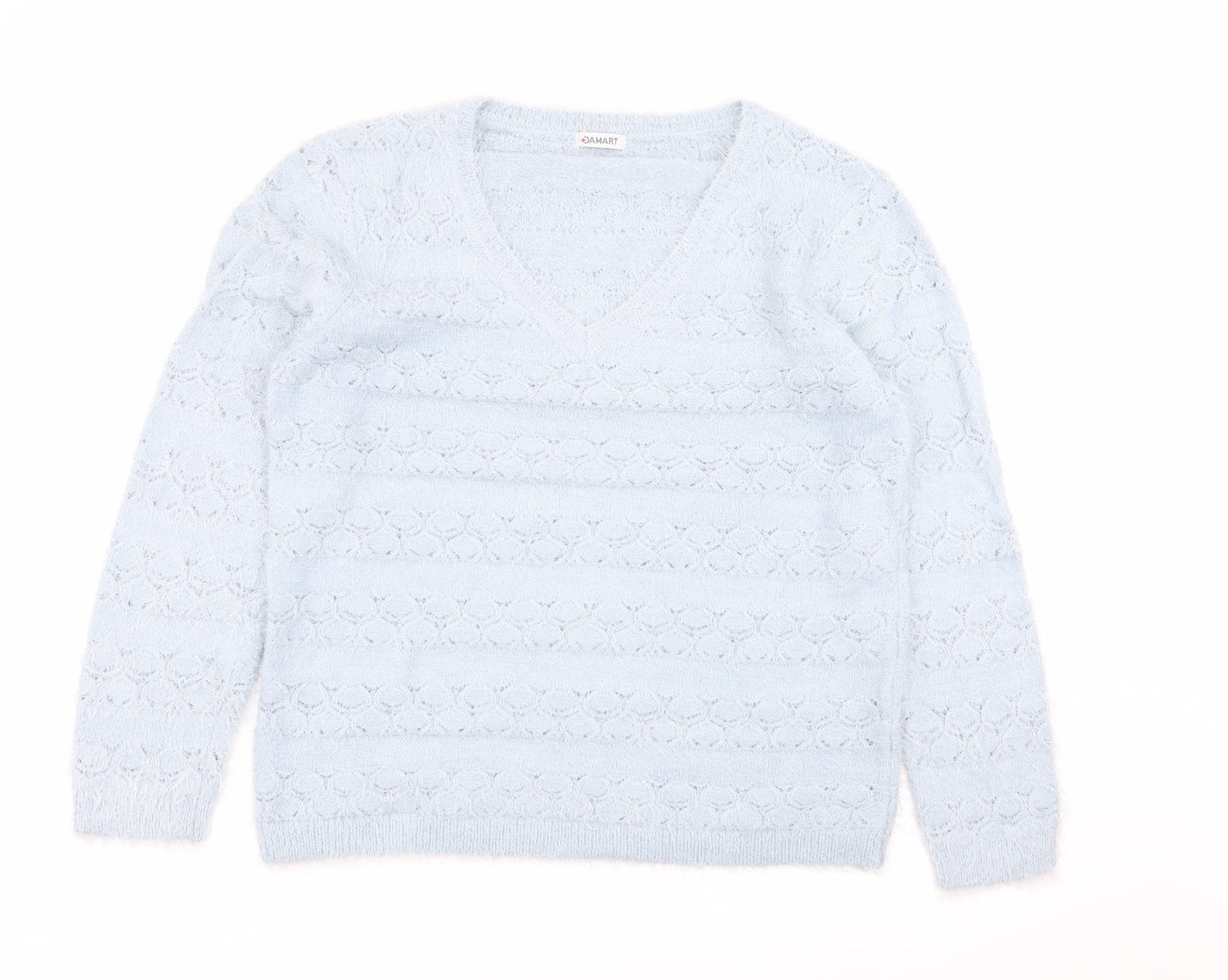 Damart Womens Blue   Pullover Jumper Size 14
