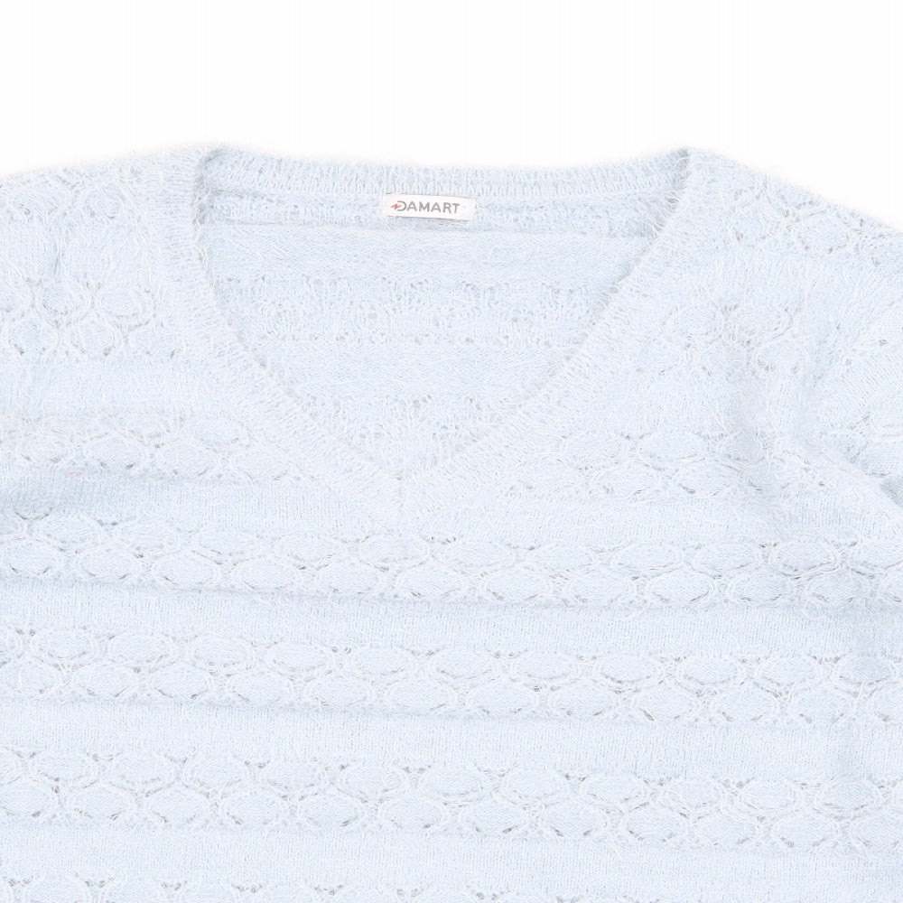 Damart Womens Blue   Pullover Jumper Size 14