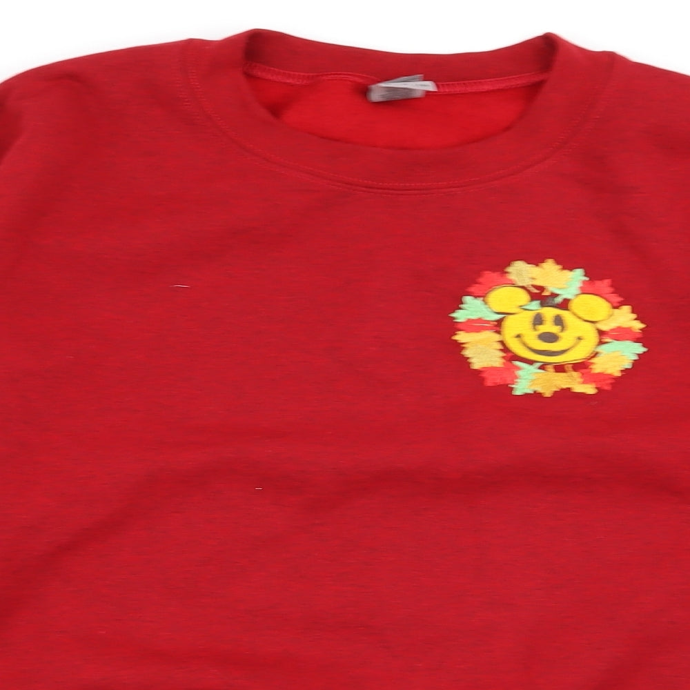 Gildan Womens Red   Pullover Jumper Size S