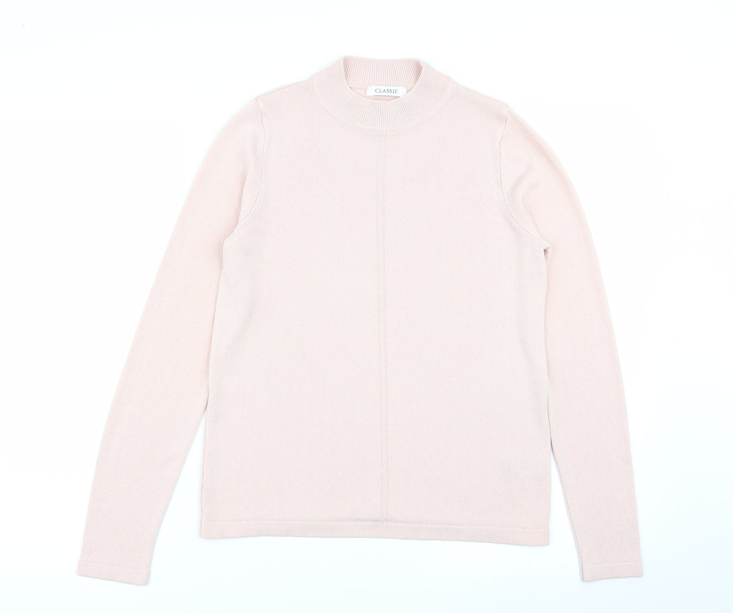 Womens UK Size 10 M&S Pink Pullover Jumper