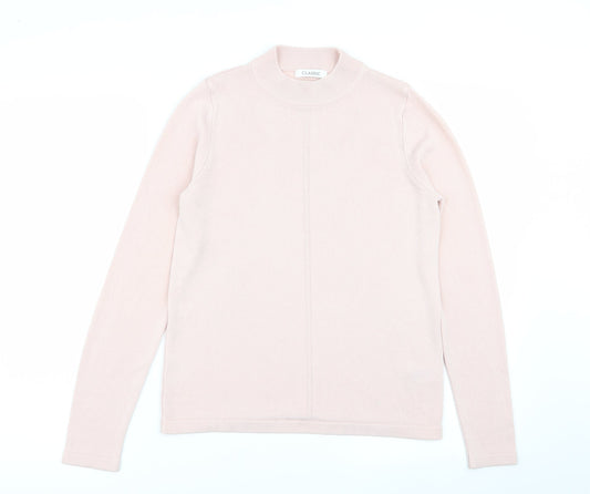 Womens UK Size 10 M&S Pink Pullover Jumper