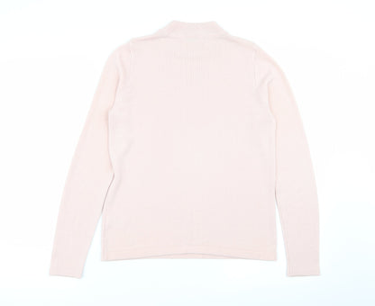 Womens UK Size 10 M&S Pink Pullover Jumper