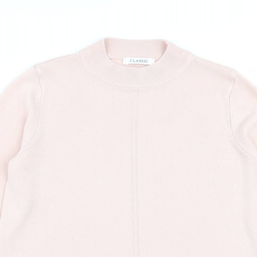 Womens UK Size 10 M&S Pink Pullover Jumper