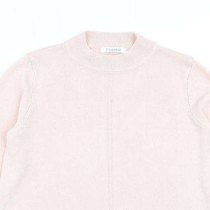 Womens UK Size 10 M&S Pink Pullover Jumper