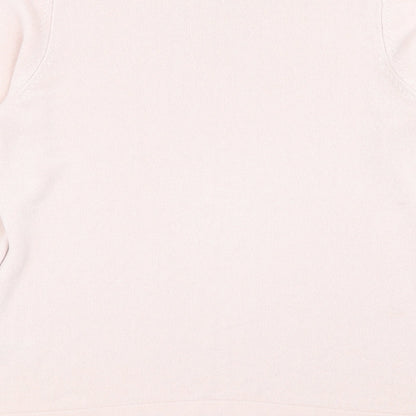 Womens UK Size 10 M&S Pink Pullover Jumper