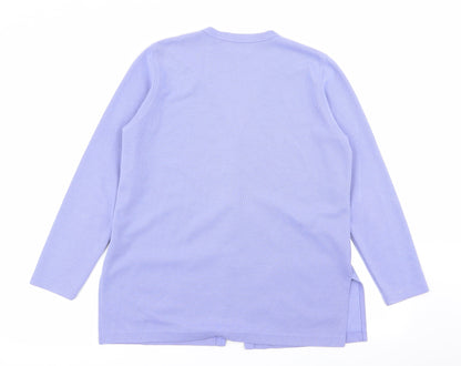 Womens UK Size 10 tigi Blue Cardigan Jumper