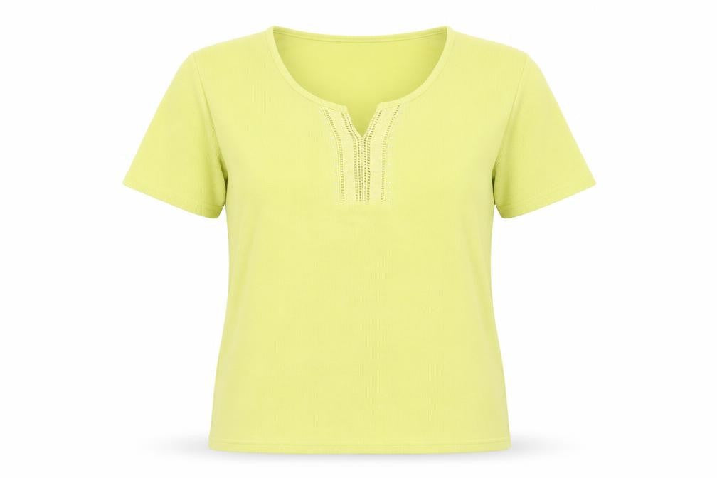 Womens UK Size 18 love tees Green Basic T-Shirt