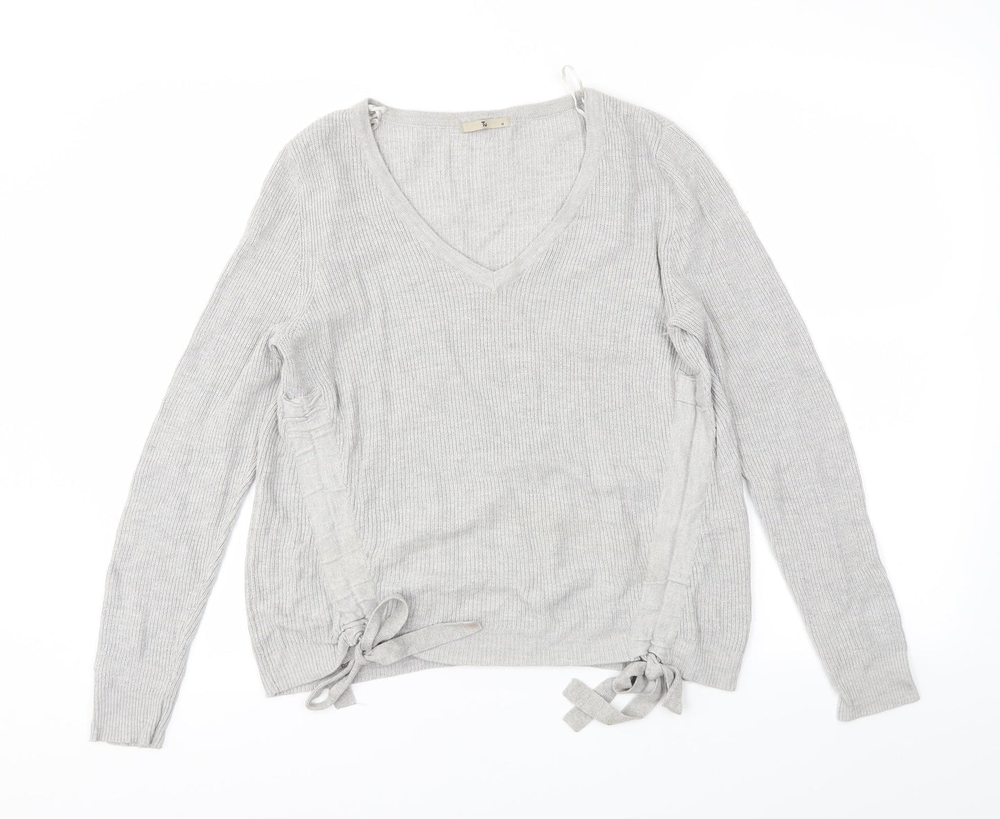 TU Womens Grey   Pullover Jumper Size 14