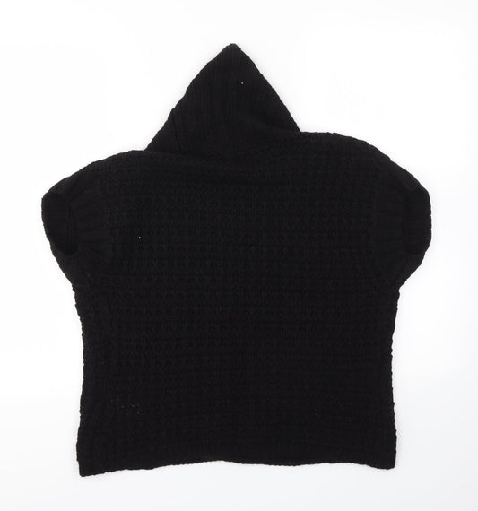 Womens UK Size 14 M&S Black Cardigan Jumper