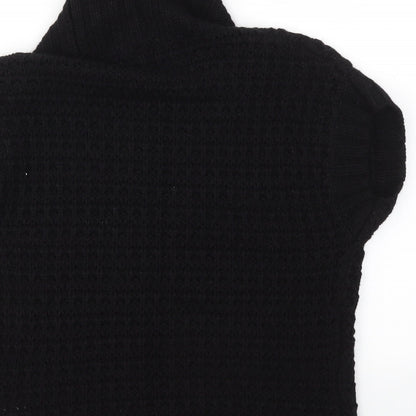 Womens UK Size 14 M&S Black Cardigan Jumper