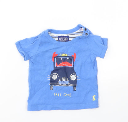 jouels Boys Blue   Basic Tank Size 6-9 Months